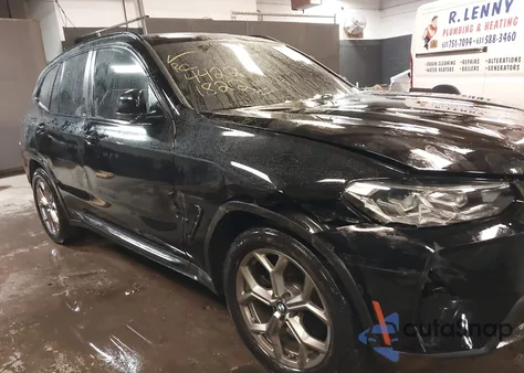 2024 BMW X3 xDrive30I из США, поврежденный, VIN 5UX53DP00R9W38590